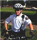 officer with bike close up