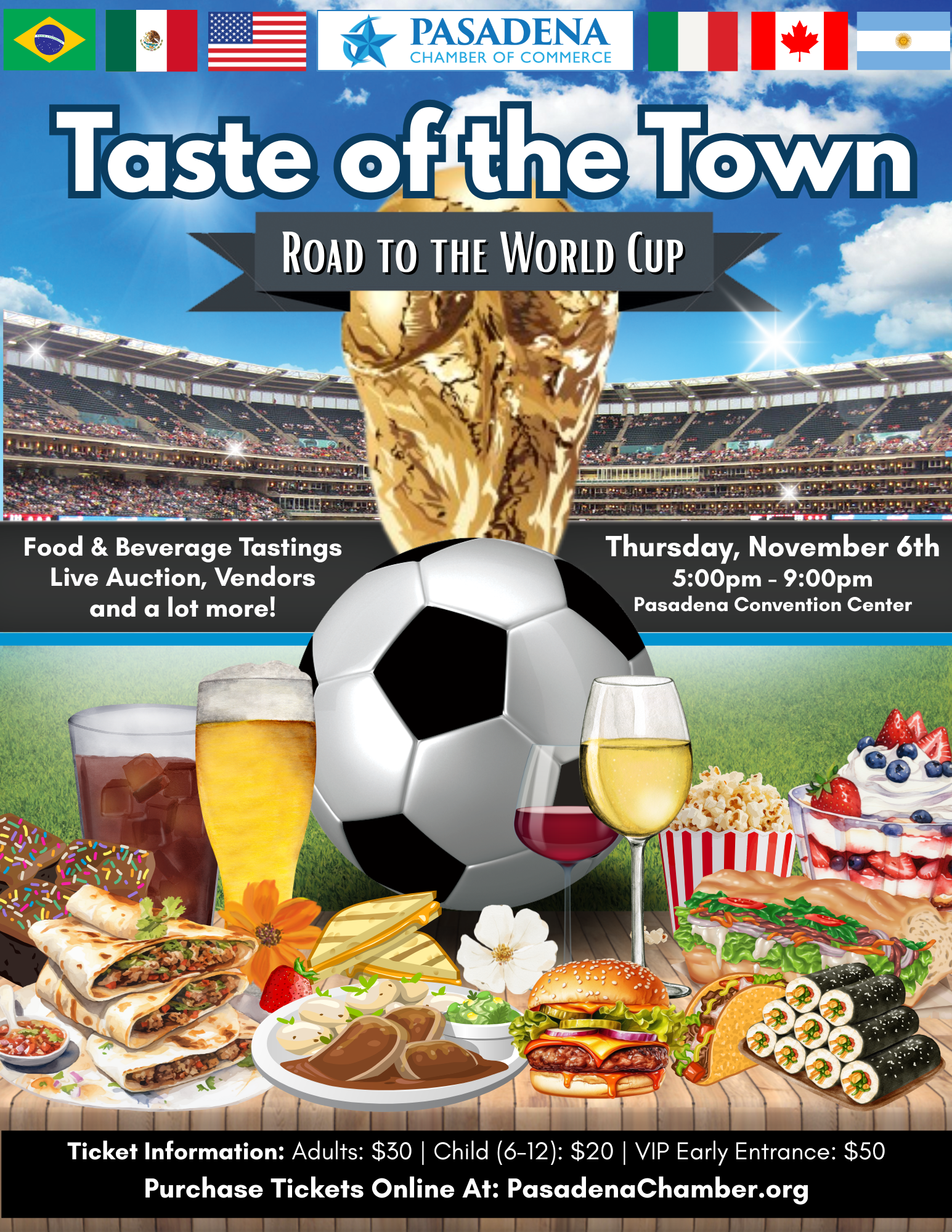 Taste of the Town flyer 2025