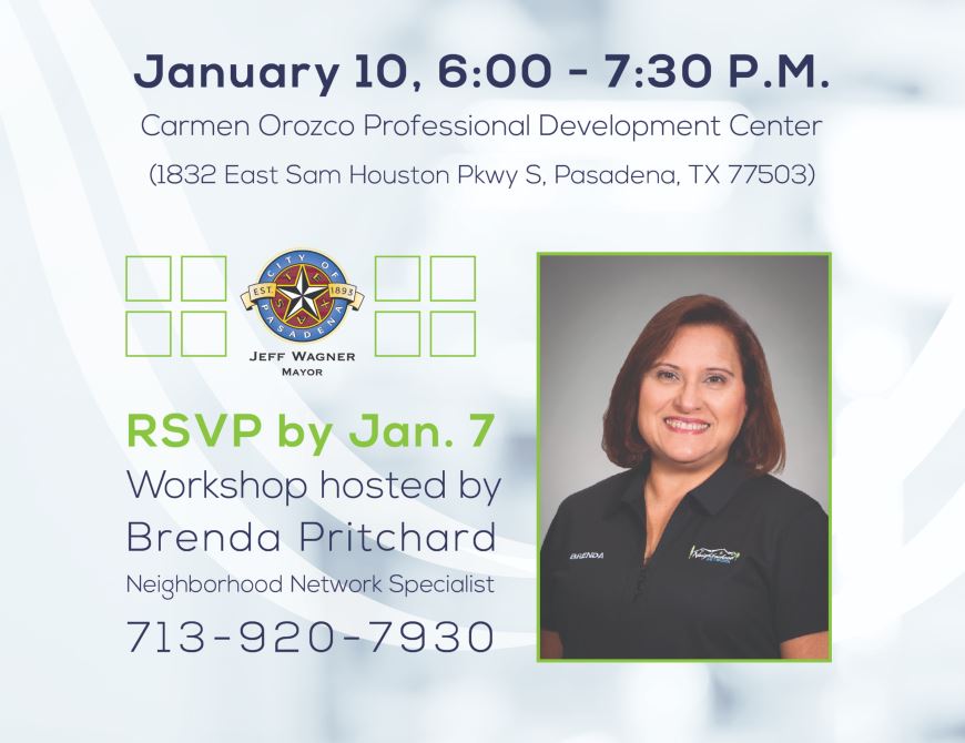 Matching Grant Workshop January 7 Information