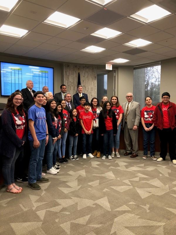 Bondy Intermediate with Councilman