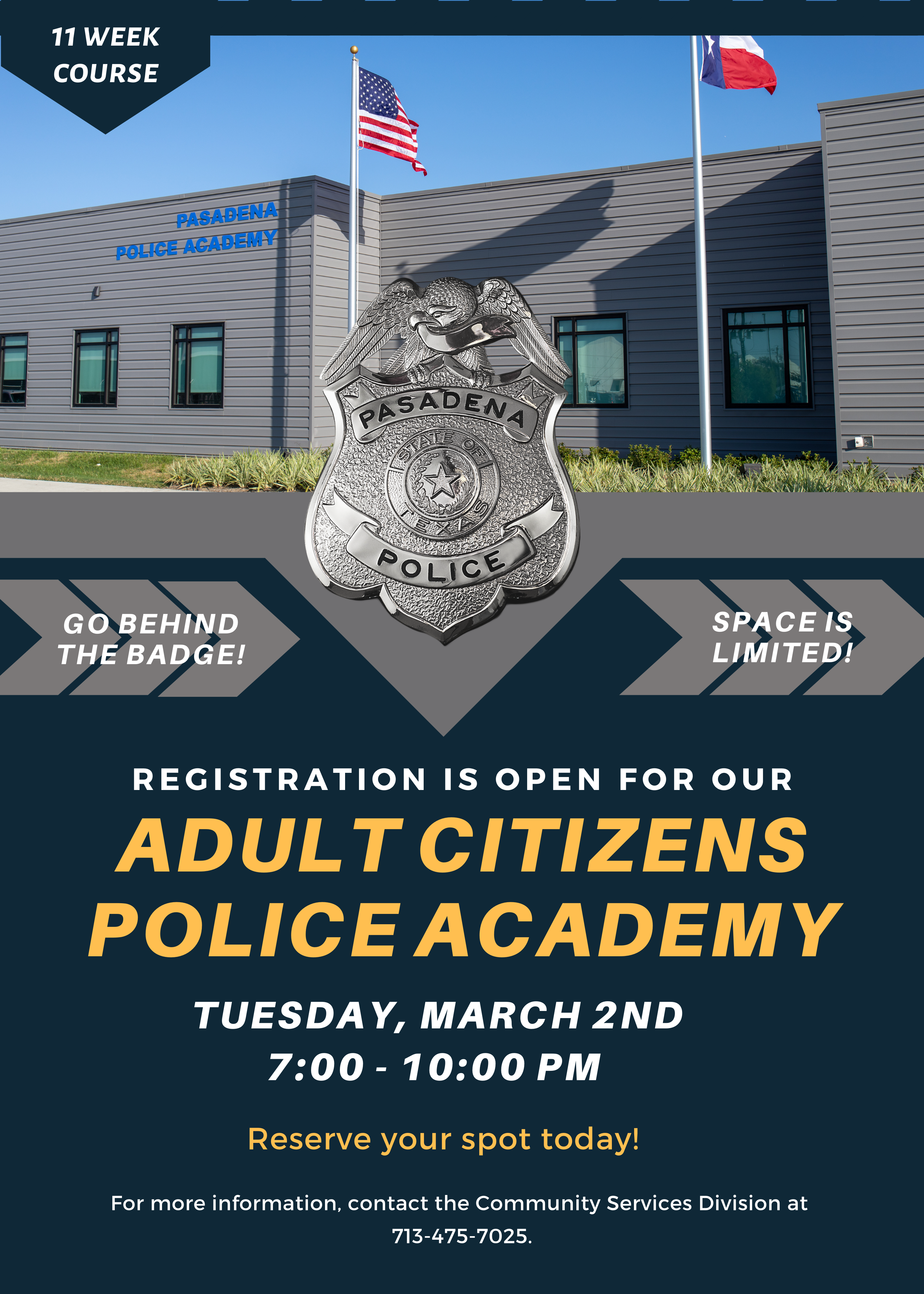 Adult Citizens Police Academy 2021