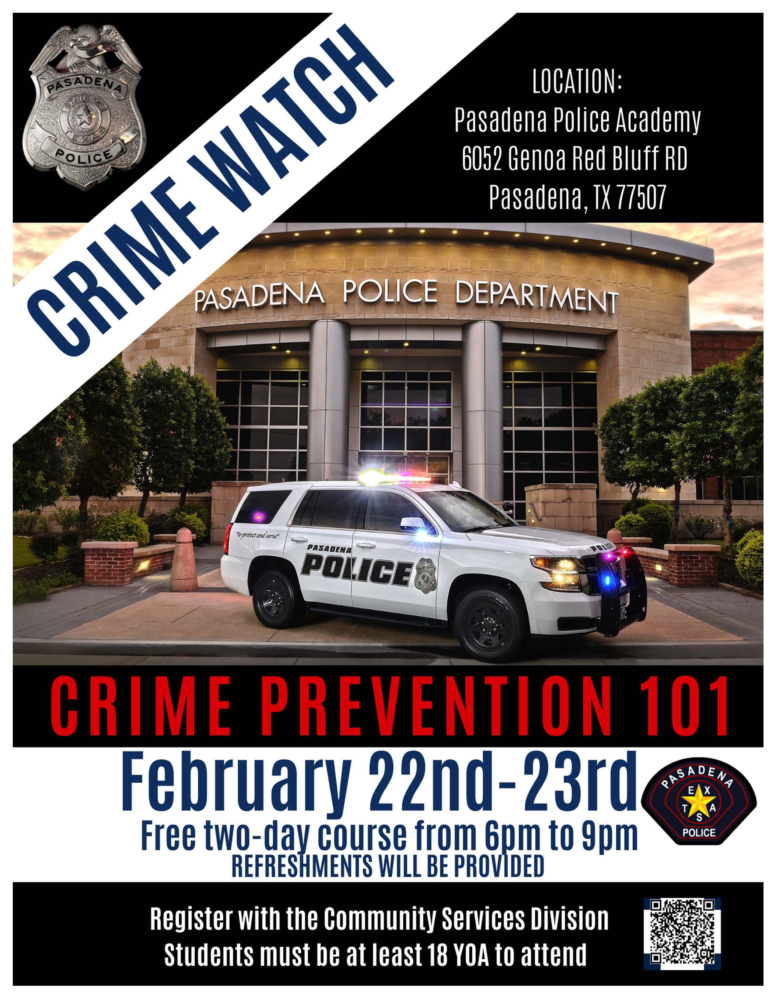 Crime Watch Course February 2022