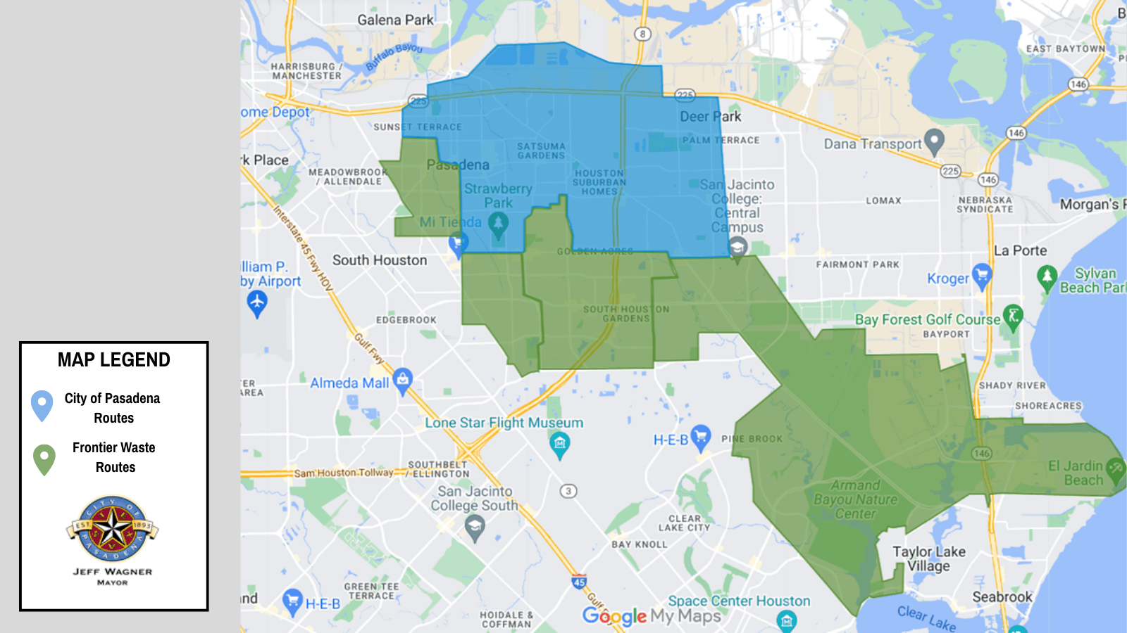 MAP W Legend Pasadena