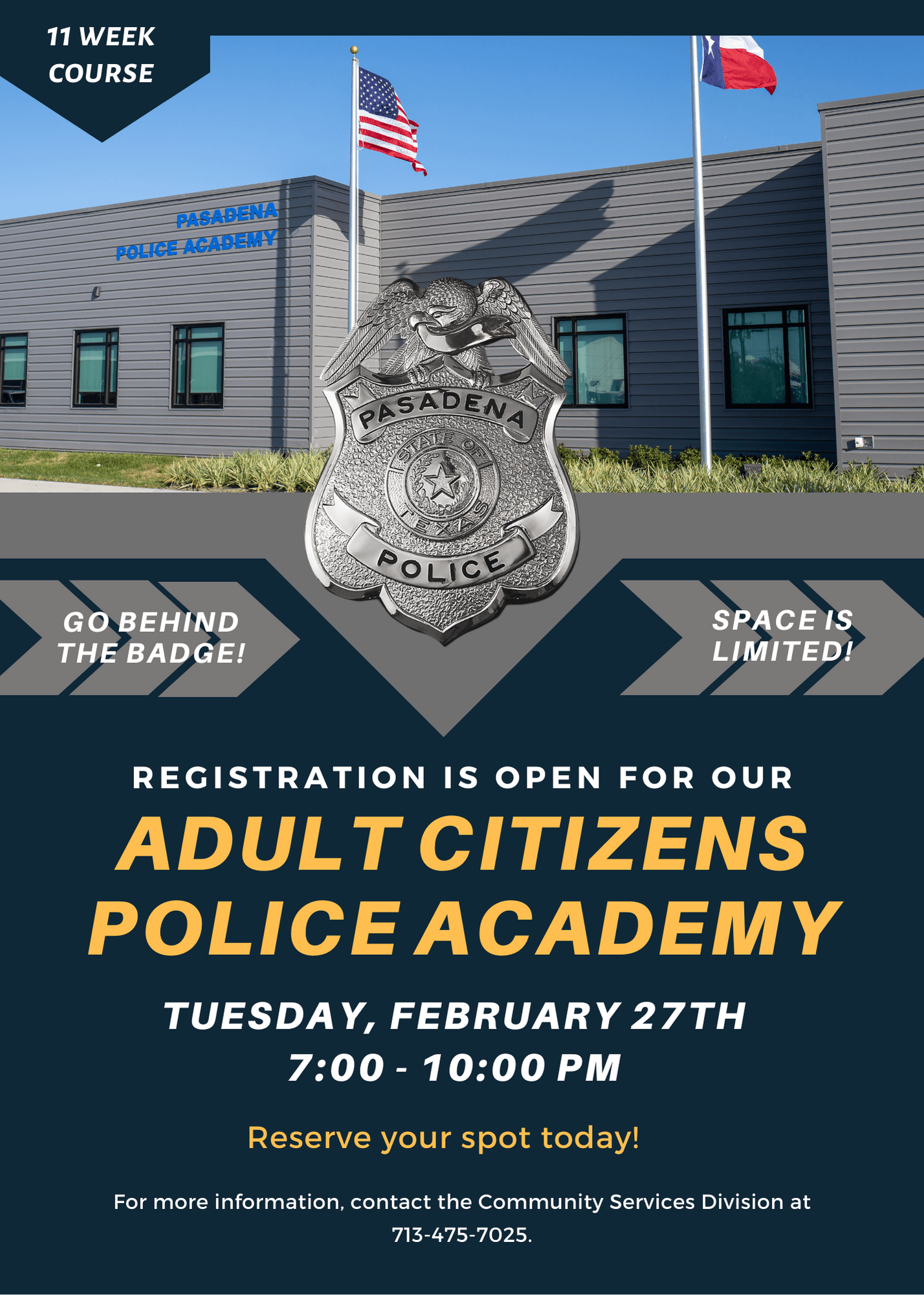 Adult Citizens Police Academy 2024