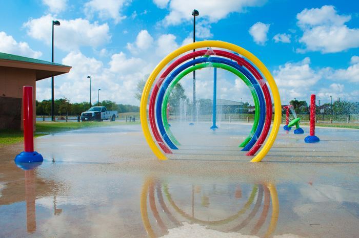 memorial park  splash pad